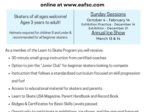 Learn to Skate – Escanaba Area Figure Skating Club