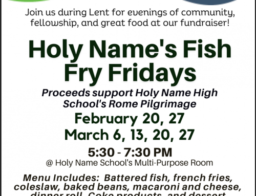 Fish Fry Fridays During Lent