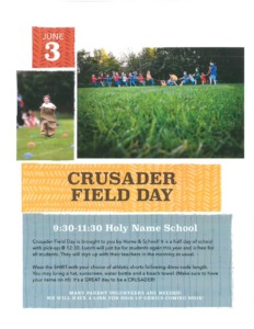 Crusaders Field Day